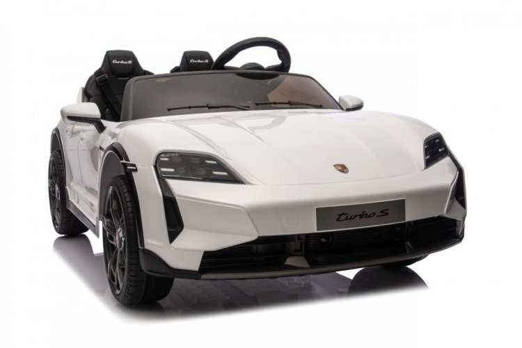 Pojazd Porsche Taycan Turbo S Biały