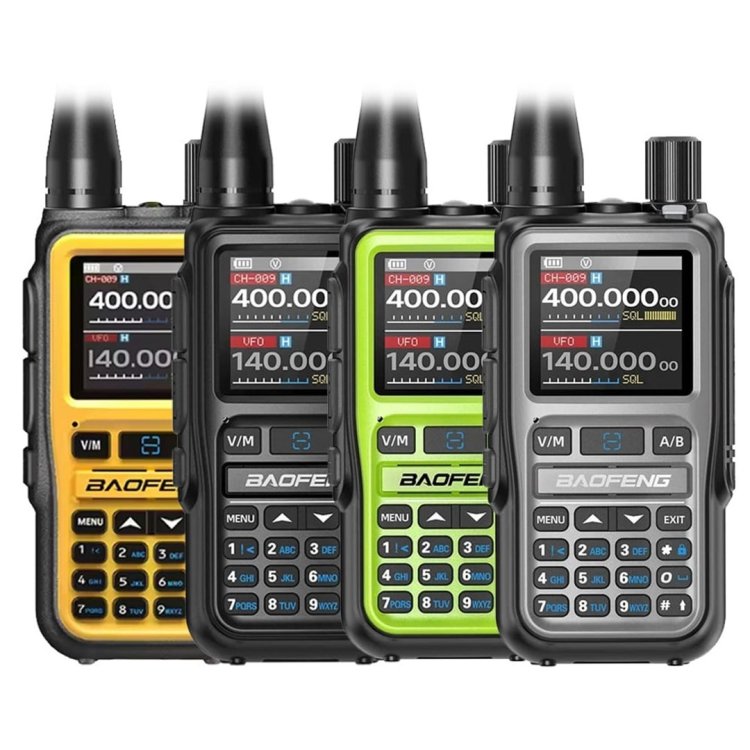 Krótkofalówka Baofeng UV-5R EU MINI USB-C Bluetooth VHF UHF Pasmo Lotnicze Grey
