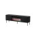 Szafka RTV CORTINA 180x40x60 czarny + kominek czarny