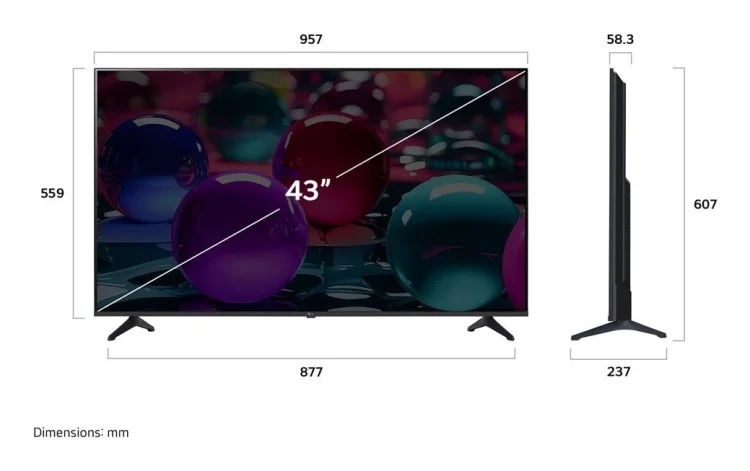 Telewizor 43" LG 43UA73003LA