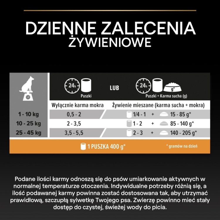 PURINA PRO PLAN ADULT Dog Indyk w galarecie 400gr