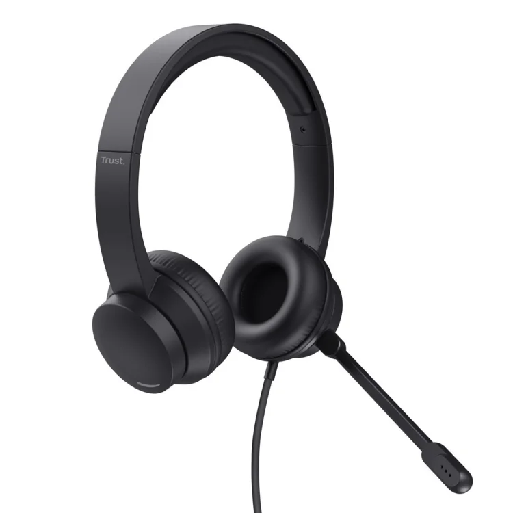 Zestaw słuchawkowy Trust HS-201 Black