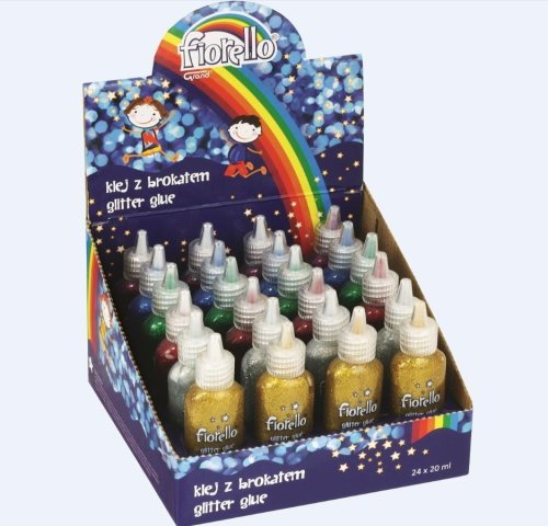 Klej brokatowy GR-BK20 (24szt) FIORELLO