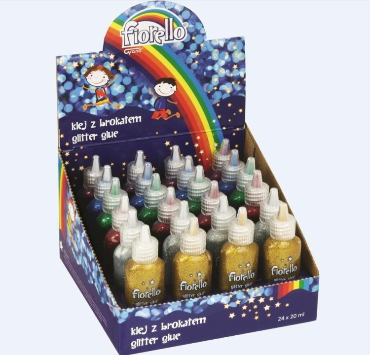 Klej brokatowy GR-BK20 (24szt) FIORELLO