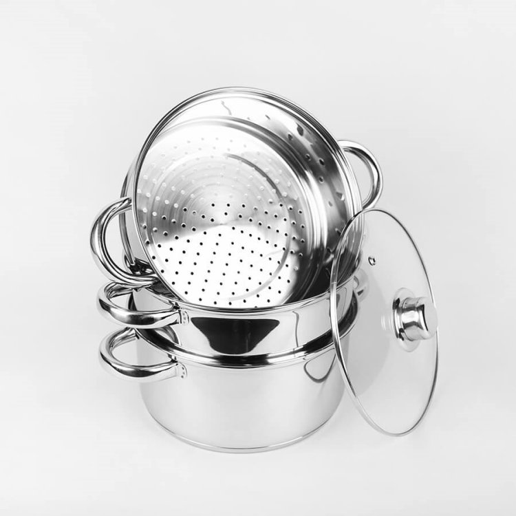 Garnek do gotowania na parze 3L, 20cm MR-2900-20 MAESTRO