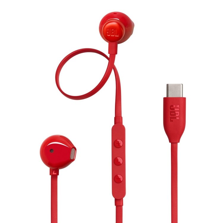 Słuchawki douszne JBL Tune 305C Czerwony