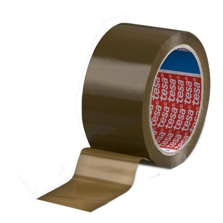 Taśma pakowa standart Solvent 66mx48mm brązowa