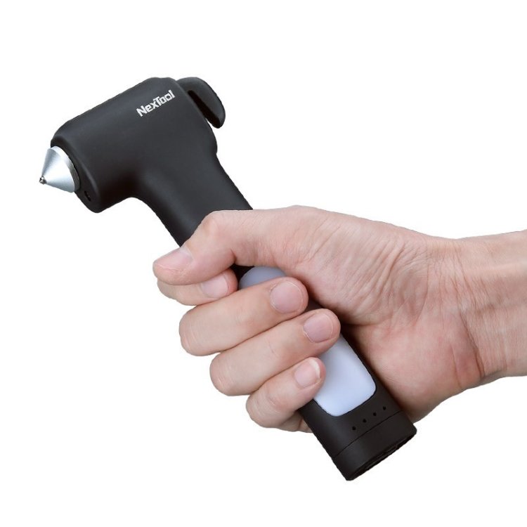 Narzędzie ratunkowe wielofunkcyjne 4w1 NexTool Hammer Rescue NE0140