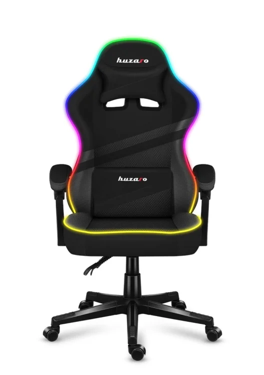 Fotel gamingowy Huzaro Force 4.4 RGB Black (WYPRZEDAŻ)