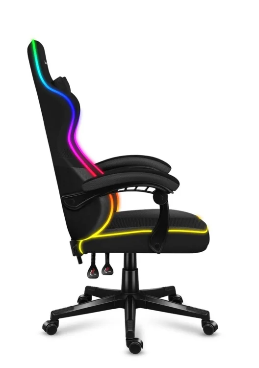 Fotel gamingowy Huzaro Force 4.4 RGB Black (WYPRZEDAŻ)