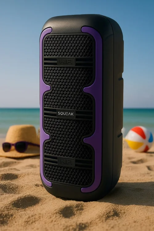 SQUEAK GŁOŚNIK KARAOKE BEATONE BLUETOOTH 5.3, 45W RADIO FM, MICROSD, AUX, USB, USB-C SQ1009