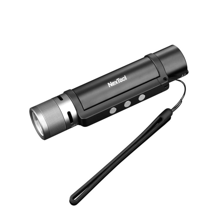 Latarka wielofunkcyjna 6w1 NexTool Thunder NE20170 - powerbank, alarm, warsztatowa