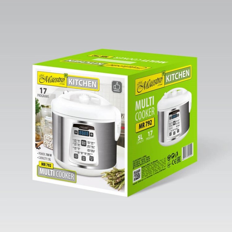 Multicooker 5 l, 700W, 17 programów MR-792 MAESTRO