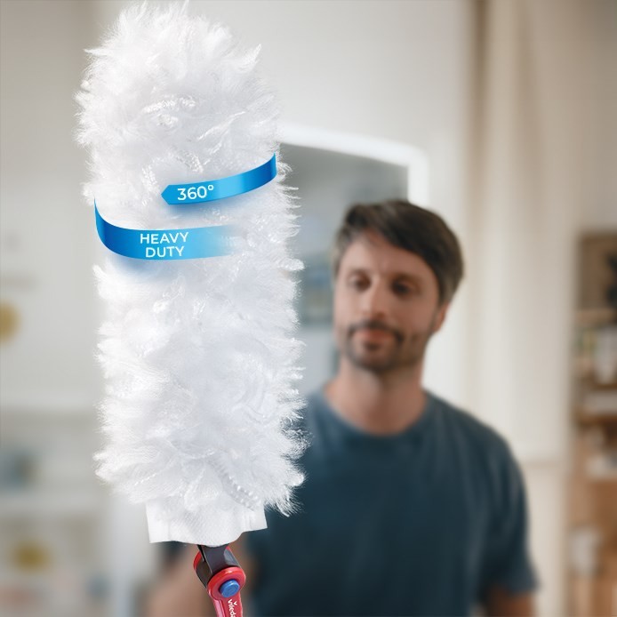 Miotełka do kurzu Vileda z krótką rączką + 2 wkłady Flex&Catch