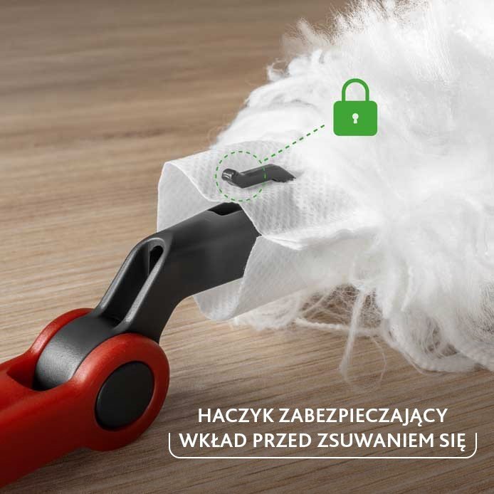 Miotełka do kurzu Vileda z długą rączką + 1 wkład Flex&Catch