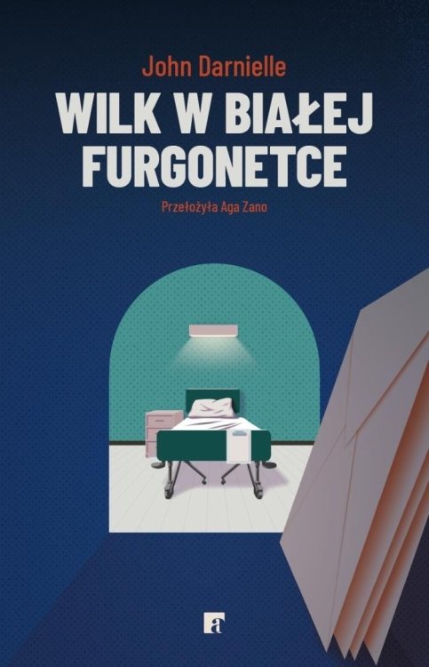 Wilk w białej furgonetce