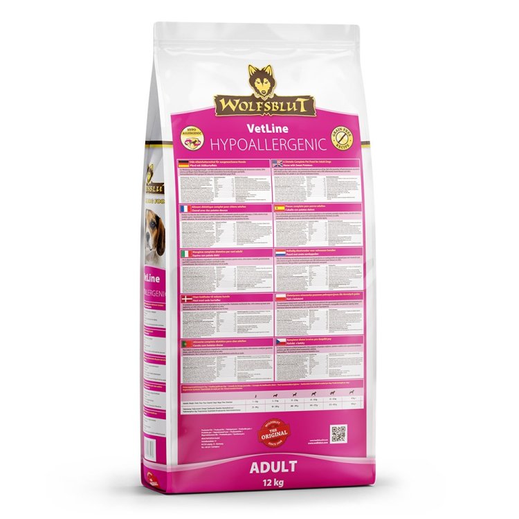 WOLFSBLUT VETLINE HYPOALLERGENIC 12KG (WYPRZEDAŻ)