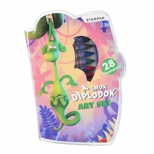 Zestaw artystyczny Diplodok 28 elementów