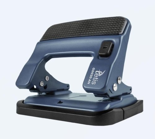 Dziurkacz metalowy niebieski 30 kartek