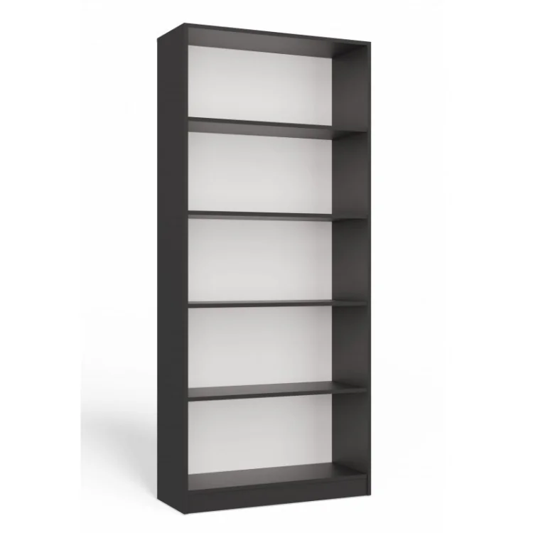 REGAŁ NA KSIĄŻKI 80 CM ANTRACYT