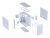 Obudowa Asus PRIME AP303 MESH WHITE