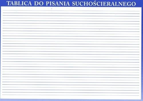 Tablica do pisania suchościeralnego