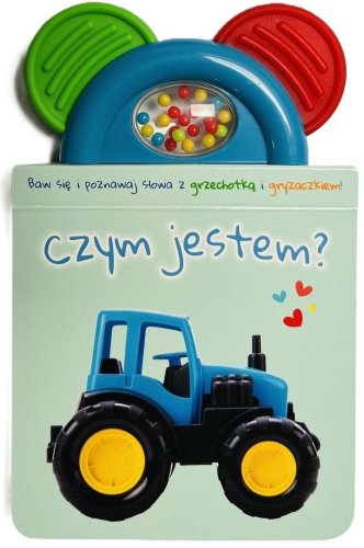 Książeczka z gryzakiem i grzechotką. Czym jestem?