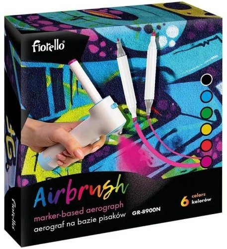 Airbrush długopisy do malowania w sprayu 6 kolorów