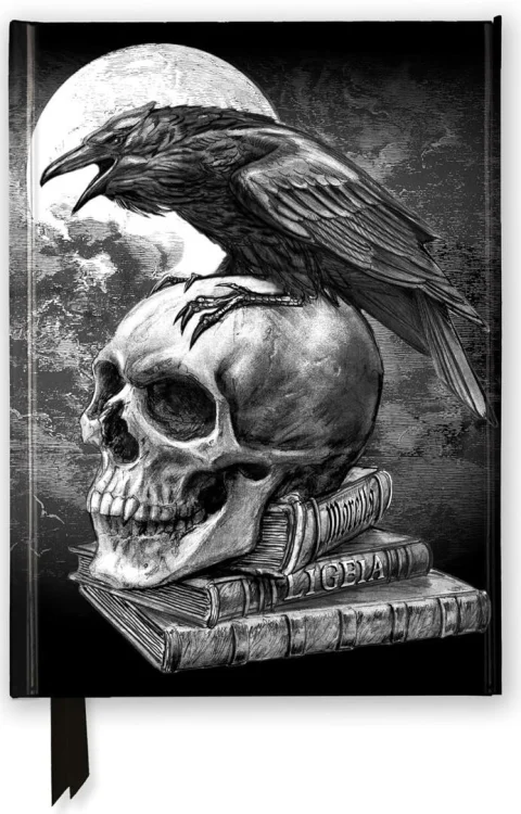 Notatnik A5 linia TW Kruk i czaszka Alchemy