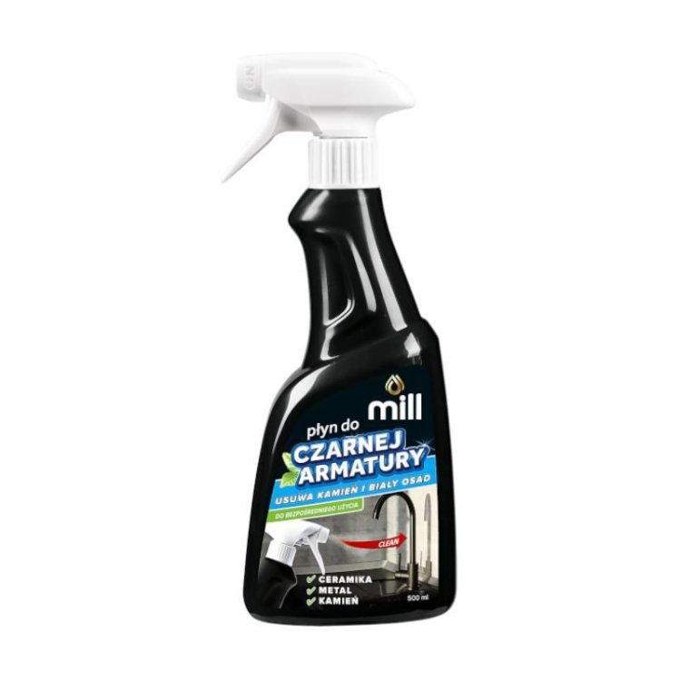 MILL Clean płyn do czyszczenia czarnej armatury 500 ml