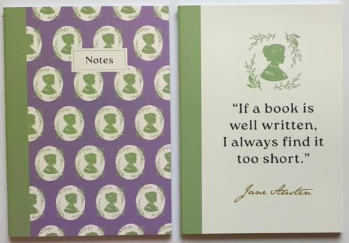 Jane Austen Notatnik A6 linia 2szt