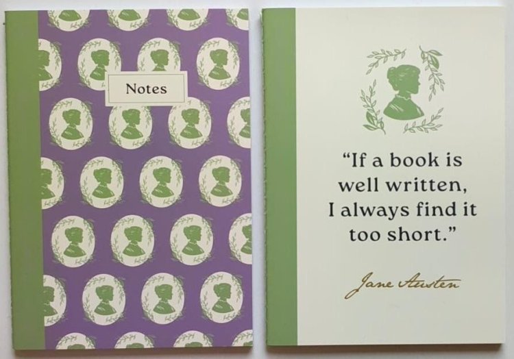 Jane Austen Notatnik A6 linia 2szt