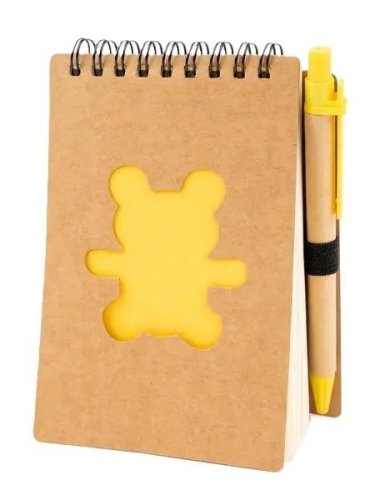 Blok spirala Eco Bear z długopisem
