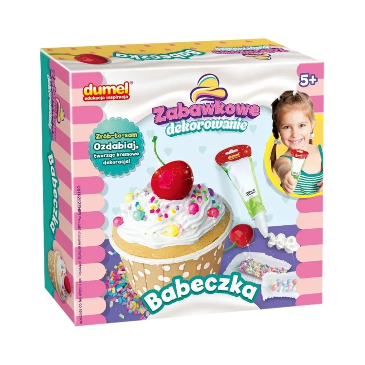 Zabawkowe dekorowanie Babeczka
