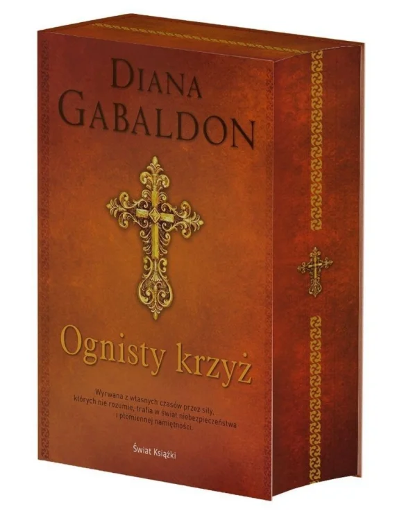 Ognisty krzyż (barwione brzegi)