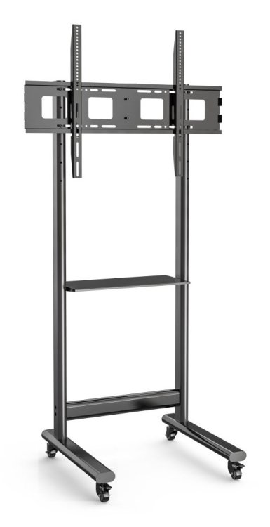 TECHLY STOJAK MOBILNY TV 50-90” DO 70KG REGULOWANY PÓŁKA AV