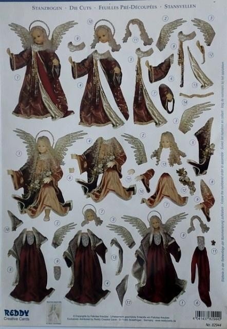 Arkusz do techniki 3D sztancowany 29,7x21cm