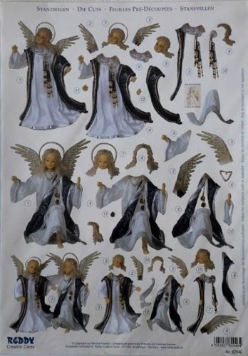 Arkusz do techniki 3D sztancowany 29,7x21cm