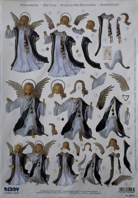 Arkusz do techniki 3D sztancowany 29,7x21cm