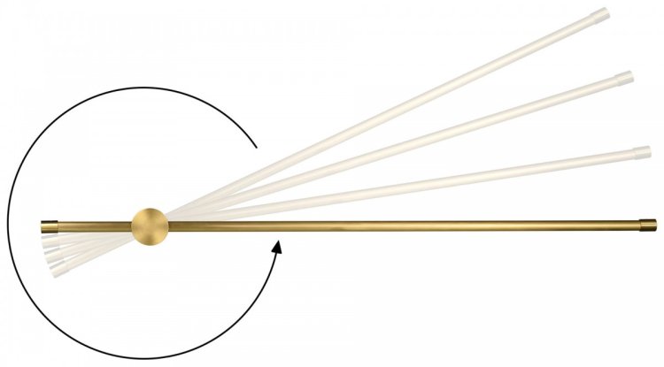 Lampa ścienna LED Activejet AJE-HILTON Patyna WW (WYPRZEDAŻ)