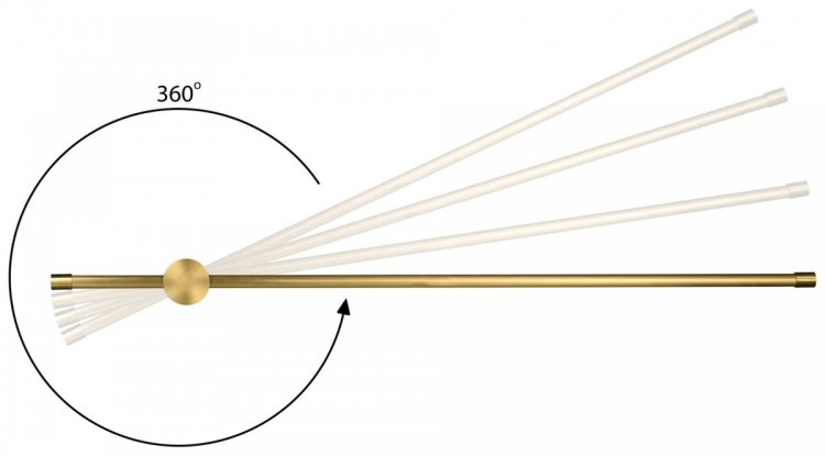 Lampa ścienna LED Activejet AJE-HILTON Patyna WW (WYPRZEDAŻ)