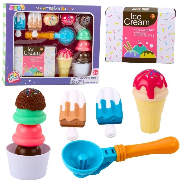 Zestaw słodkości Lody 14el