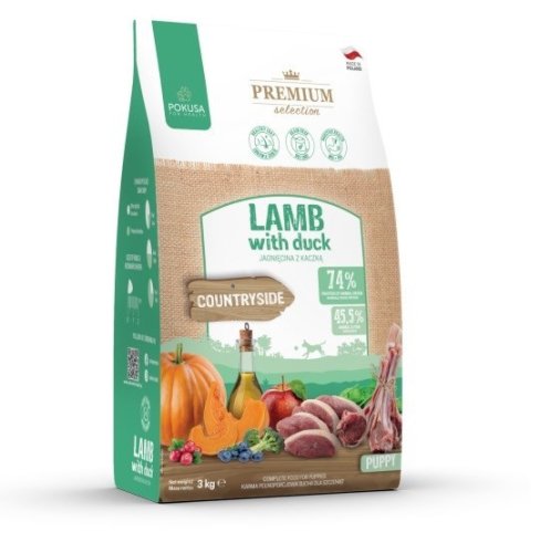 Pokusa Premium Selection jagnięcina z Kaczką 3kg