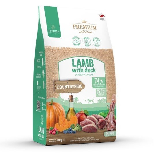 Pokusa Premium Selection jagnięcina z Kaczką 3kg