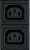 GEMBIRD LISTWA ZASILAJĄCA RACK (PDU) 10 GNIAZD C13, 1U, 16A, WTYK C20, 2M