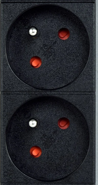 GEMBIRD LISTWA ZASILAJĄCA RACK (PDU) 9 GNIAZD FR, 1U, 16A, WTYK FR, 2M