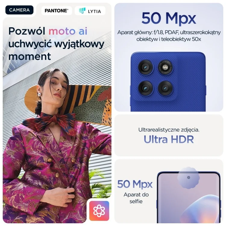 Motorola Edge 60 Pro 5G 12/512GB Dazzling Blue