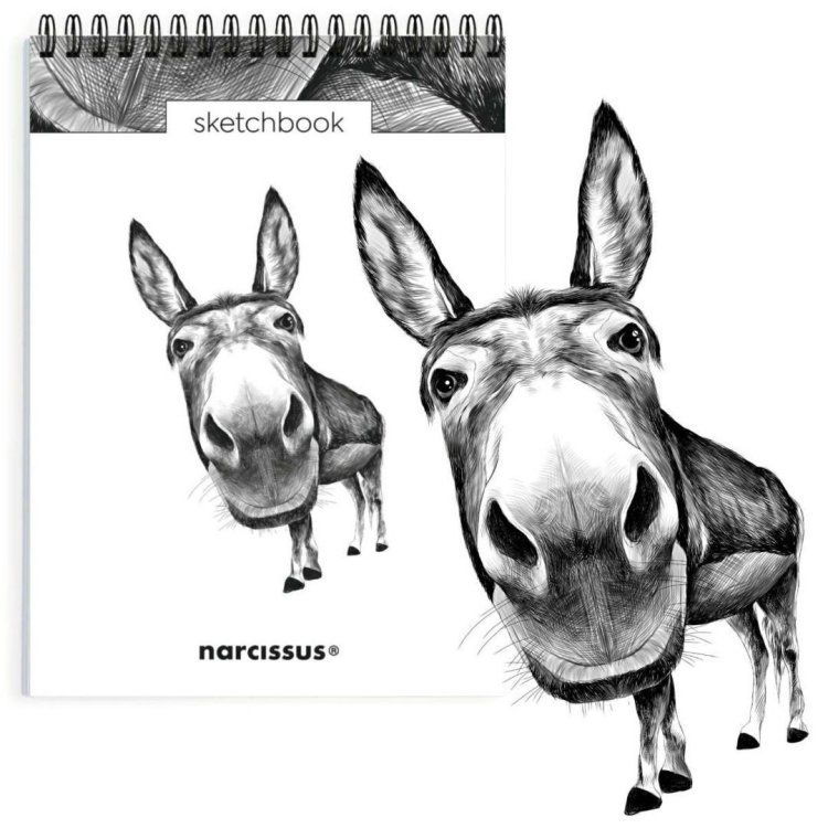 Szkicownik A5/60K na spirali - Osioł