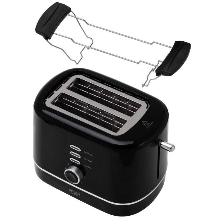 Toster z rusztem ADLER AD 3224b czarny
