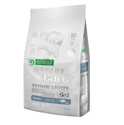 Nature's Protection White Dogs GF White Fish Adult Small 4kg